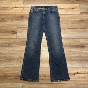 Women's Lucky Brand Dungarees Blue Jeans SZ 6 SOHO Mid Rise Flare Denim F29AA20
